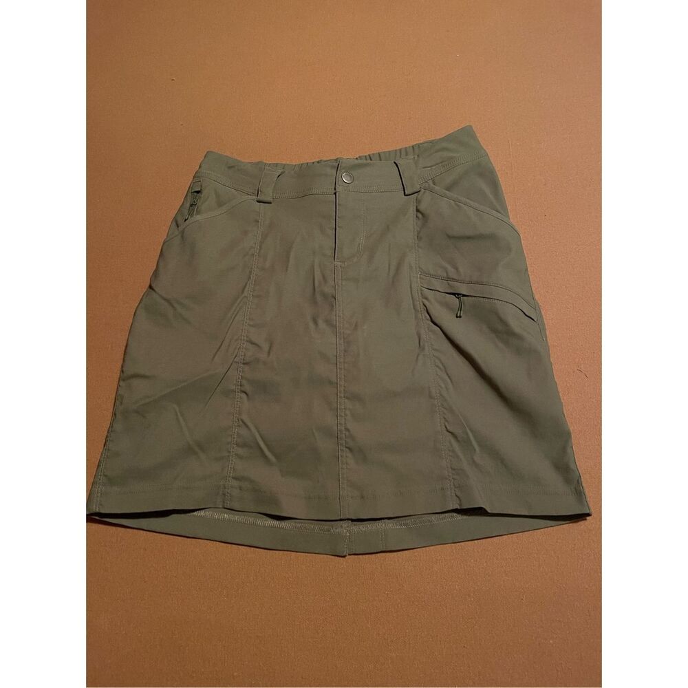 Duluth Trading Co Olive Green mini Skirt